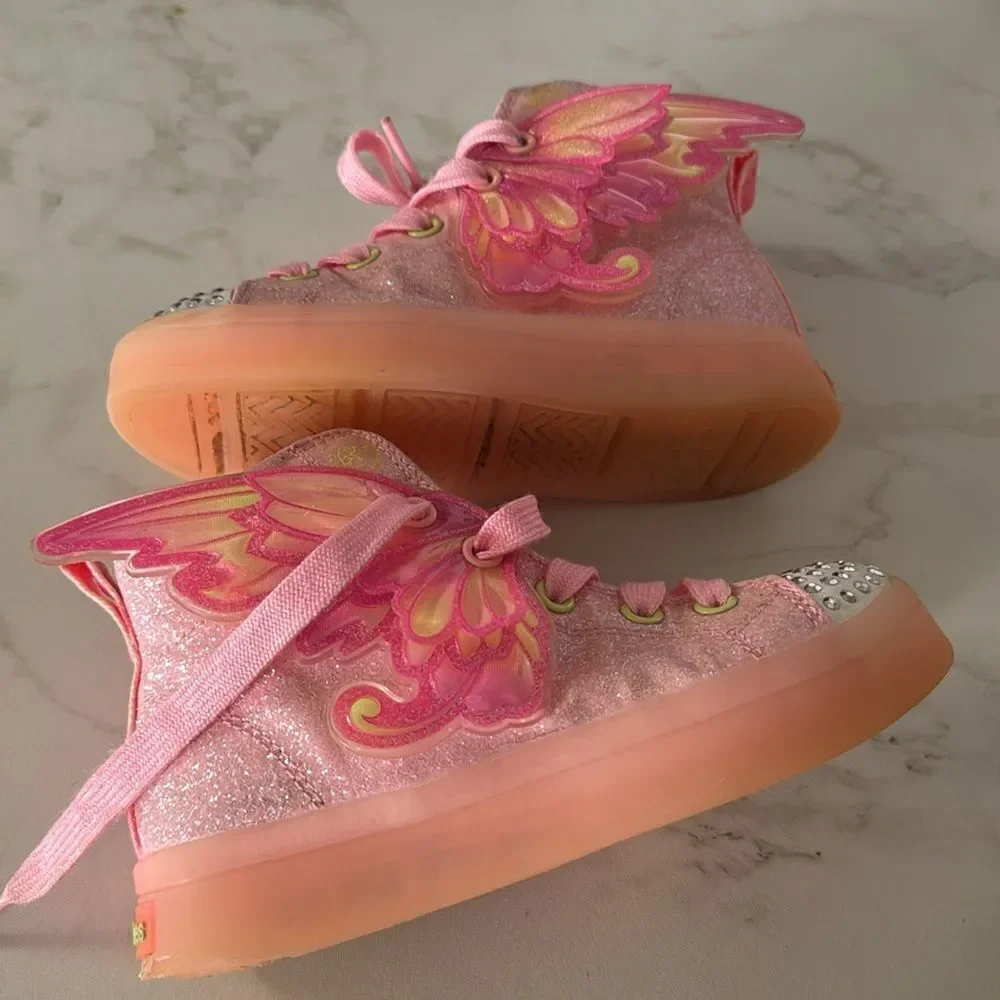 SKECHERS TWI-LIGHTS 2 TWINKLE WISHES EUC